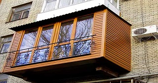 Внешняя отделка балкона Ивантеевка цена от 1055 руб. м/2.